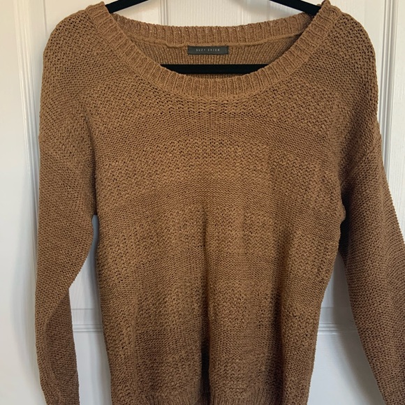 Suzy Shier, Brown Crew Sweater, Size: Medium (no tag) - Picture 1 of 3